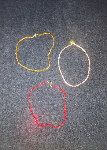 Accessorize Renkli Boncuklu Mini Bohem Kolyeler (3 adet)