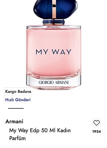  Beden Armani My Way Parfüm