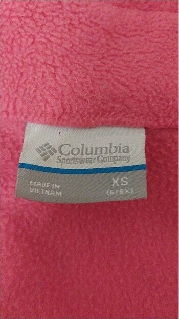 6 Yaş Beden pembe Renk Columbia 6-7 yaş polar