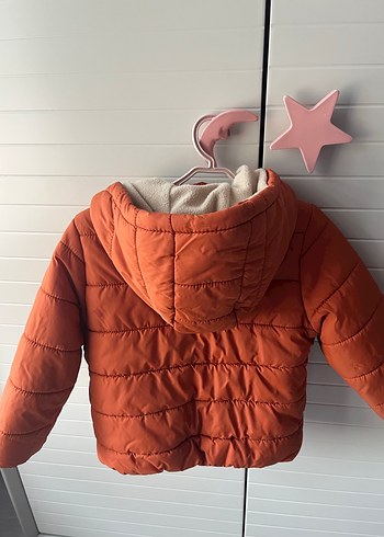 Kahverengi Kapüşonlu Erkek Çocuk Mont - Görsel 2