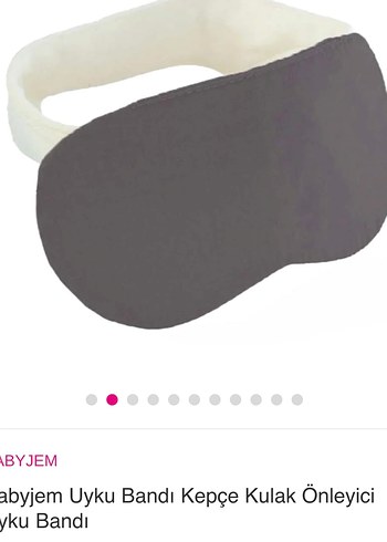 Bebek Kulak Koruyucu ve Uyku Bandı 2'si 1 Arada - Görsel 2