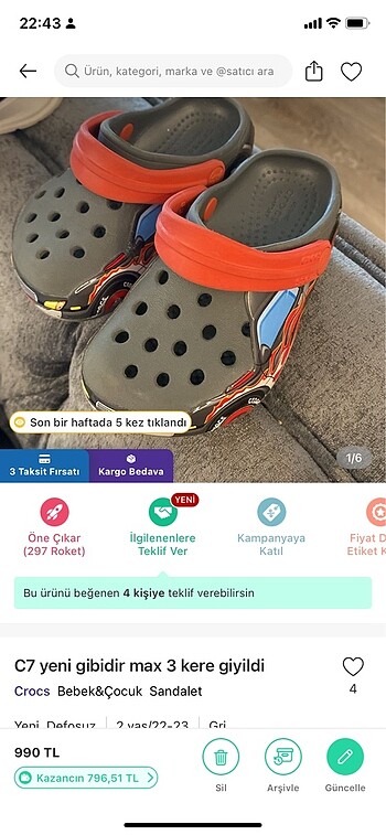 3 ürün gönderlecek