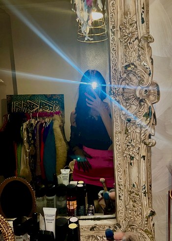 Parlak Pembe Mini Etek - Görsel 4