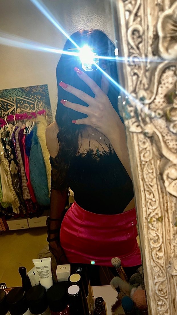 Parlak Pembe Mini Etek - Görsel 3