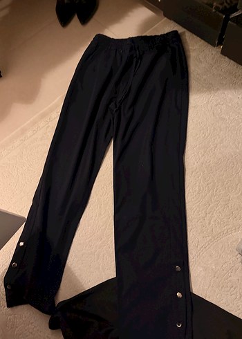 Düğmeli lacivert bol pantolon xs/s/m bedenler için uygun - Görsel 3