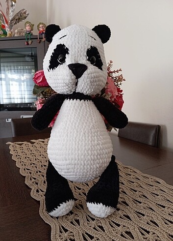  Beden Örgü panda oyuncak 
