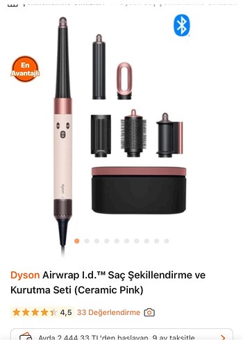 Dyson Airwrap Saç Şekillendirme ve Kurutma Seti