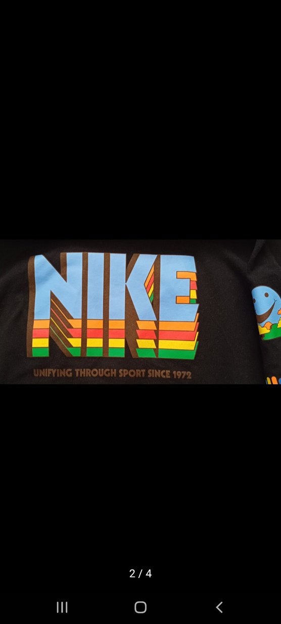 Erkek Siyah Nike Uzun Kollu - Görsel 2