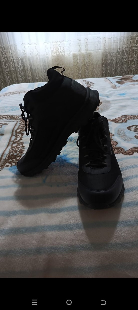 46 numara Erkek Siyah Bağcıklı Spor Ayakkabı - Görsel 3