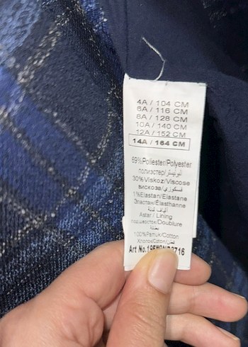 Düğmeli Lacivert Erkek Yün Ceket - Görsel 7