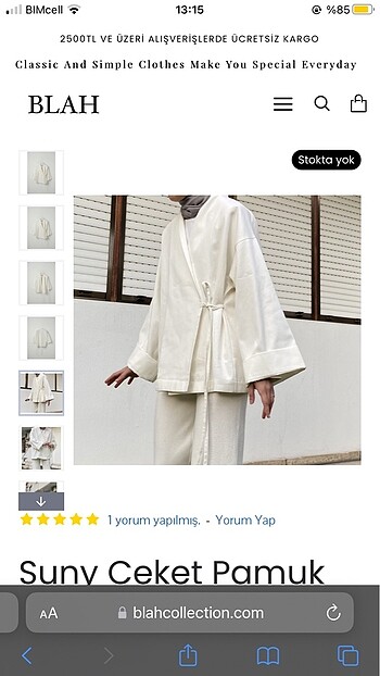 Blah kimono
