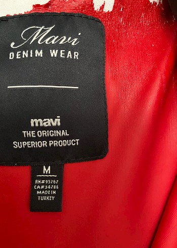 Bordo kırmızı Kadın deri Yağmurluk Kapüşonlu - Görsel 6