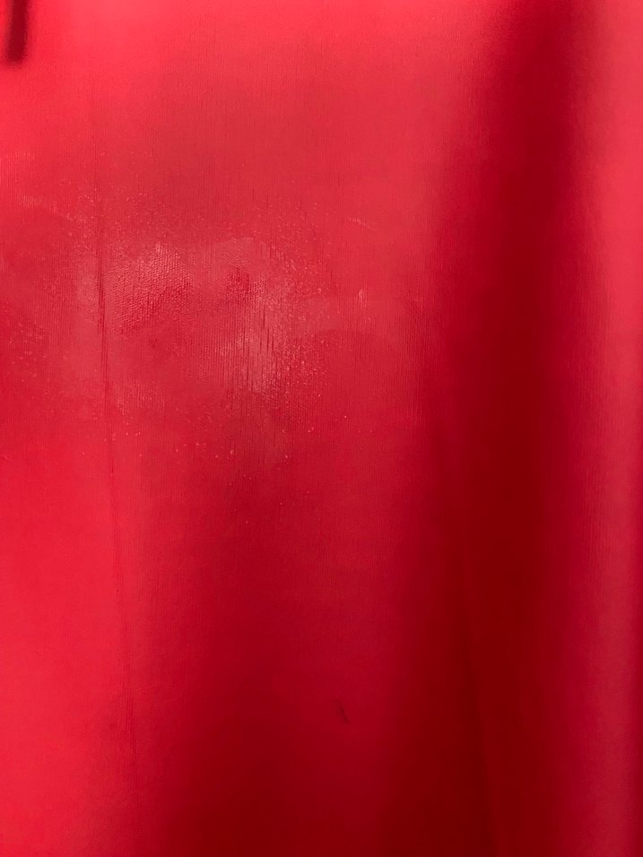 Bordo kırmızı Kadın deri Yağmurluk Kapüşonlu - Görsel 5