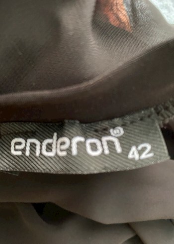 Siyah Uzun Drapeli Kadın şifon tulum elbise - Görsel 4