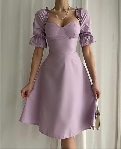Zara Lila elbise