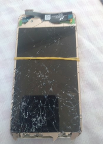 Gold Renkli Kırık Ekranlı Android samsung j7. - Görsel 2