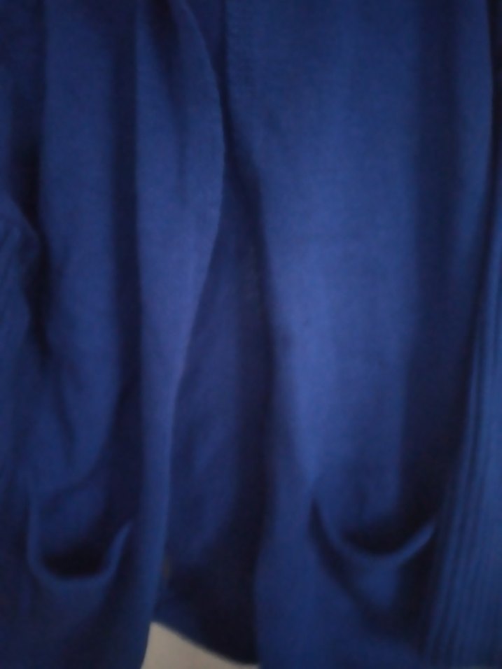 saks mavi. Bayan hırka. s ve m beden uyumludur - Görsel 3