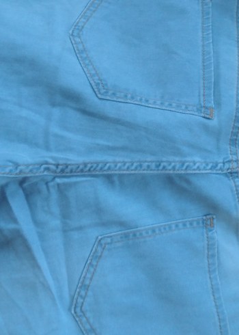 40 Beden mavi Renk Bayan denim şort 40 beden