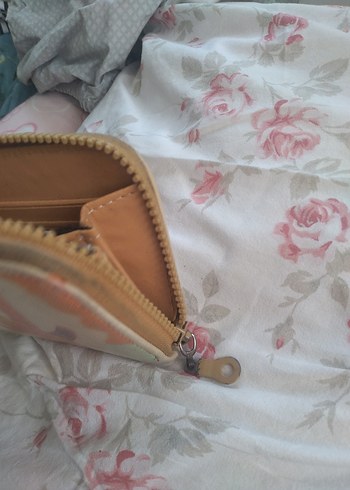 Çok Renkli Bohem Baskılı Fermuarlı Cüzdan - Görsel 6