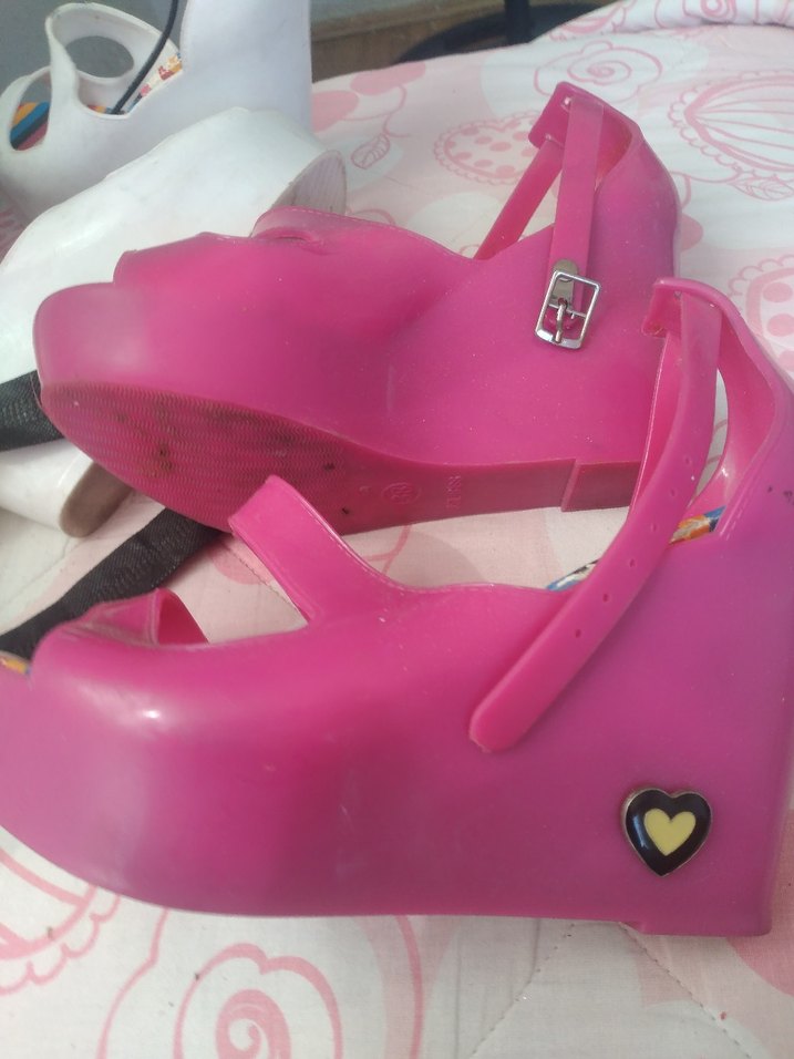 Bayan canzone marka pembe 38 no ayakkabı temiz. - Görsel 2