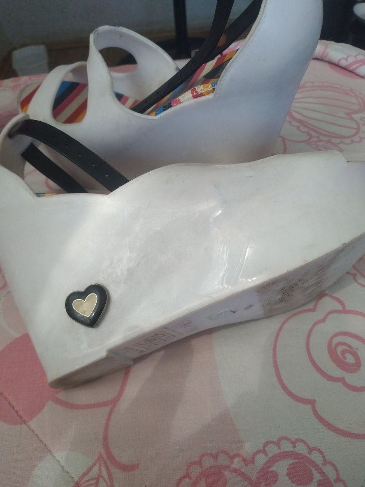 Bayan canzone ayakkabı beyaz. temiz - Görsel 2