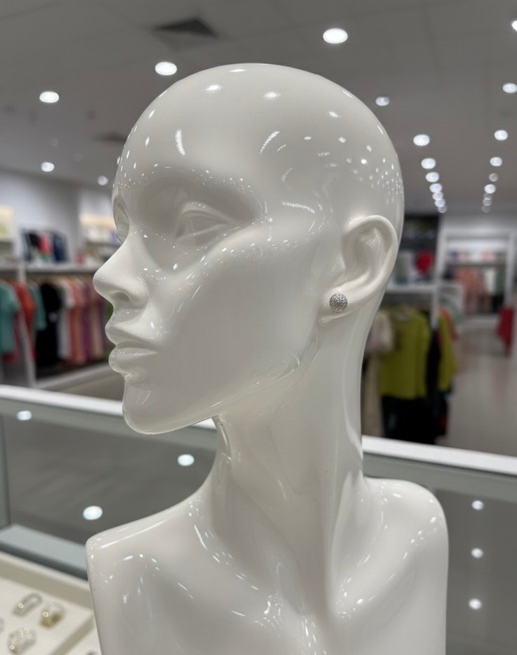 Kadın Top Küpe - Görsel 2