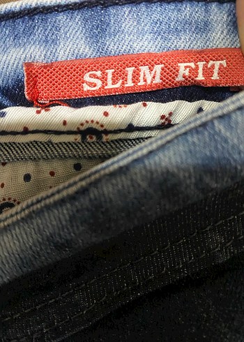 Erkek Slım Fit Kot Şort - Görsel 5