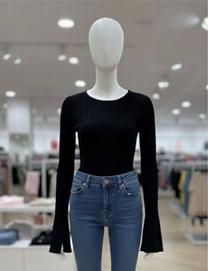 Bershka Bağlamalı Dekolteli Üst - Görsel 2