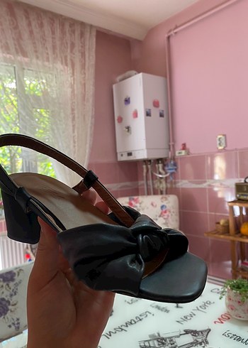 36 Beden Siyah Yazlık Sandalet
