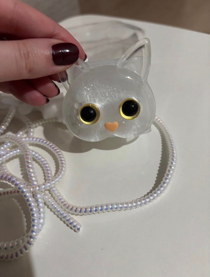 iPhone Şarj Aleti Koruma Seti Kedili - Görsel 3