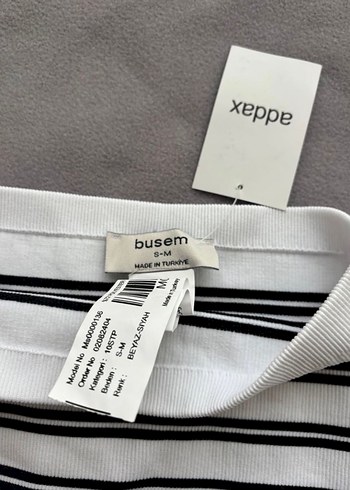 Addax Çizgili Straplez - Görsel 3