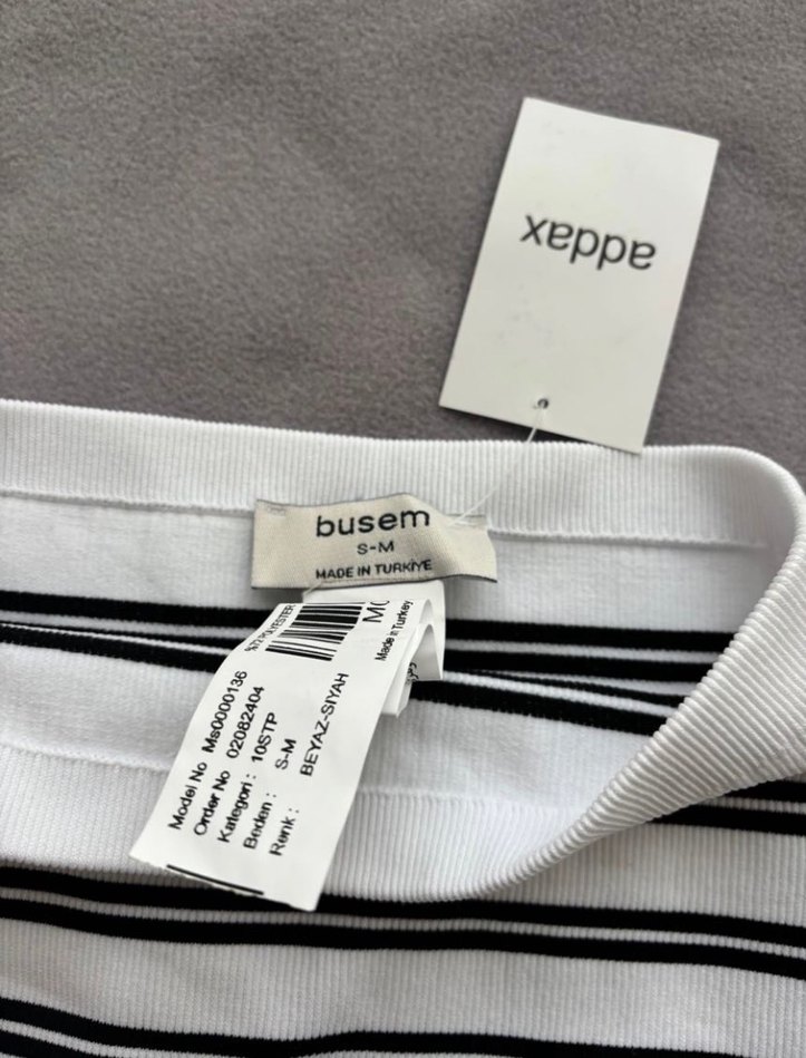 Addax Çizgili Straplez - Görsel 3