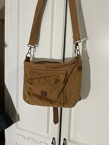 Old Cotton Cargo Vintage postacı çantası