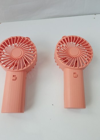 Pembe Renkli Taşınabilir Mini Vantilatör - Görsel 2