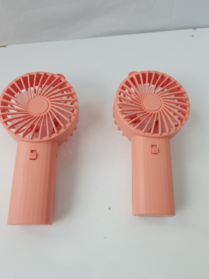 Pembe Renkli Taşınabilir Mini Vantilatör - Görsel 2