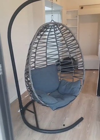 Gri Asılabilir Salıncak Koltuk - Görsel 2