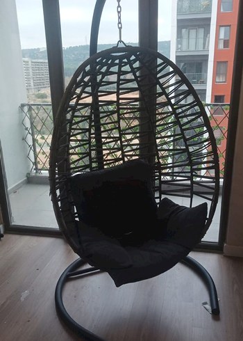Gri Asılabilir Salıncak Koltuk - Görsel 3