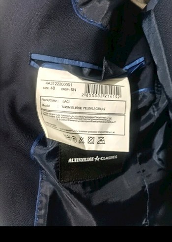 Klasik Kesim Lacivert Erkek Takım Elbise - Görsel 7