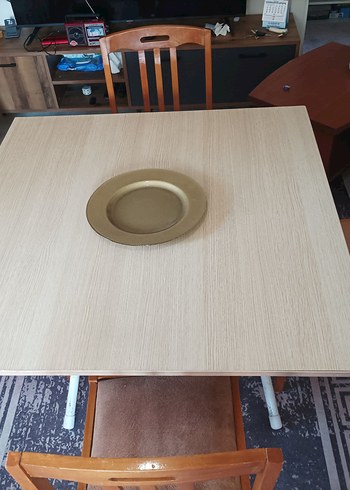 Modern Bej yemek Masa - Görsel 2