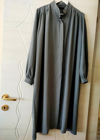 Diger Gri Uzun Kollu Salaş tunik/gömlek