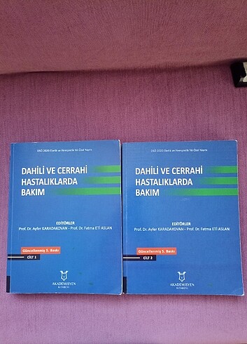 Hemşirelik ve ebelik için dahiliye kitabı 