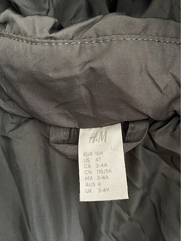 H&M H&M marka erkek çocuk mont