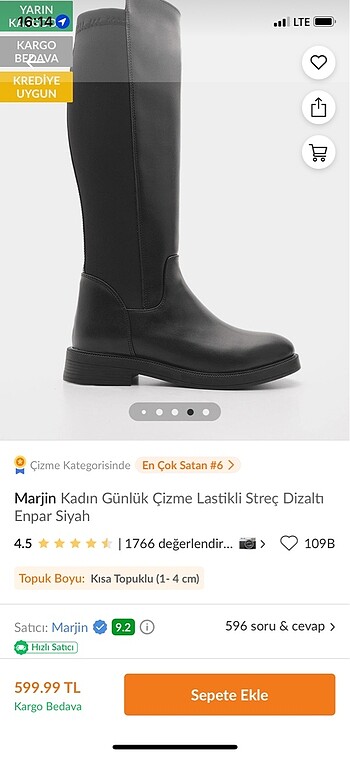 36 Beden siyah Renk Siyah diz altı çizme