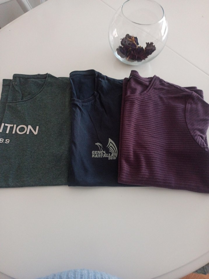 3 ADET Erkek Tişört - Görsel 3