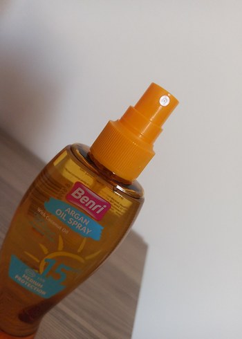 Beden Argan özlü güneş yağı