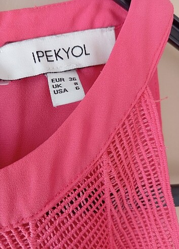 38 Beden pembe Renk Bluz 
