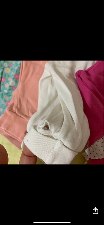 6 Ay Beden Carter?s 10 adet bebek alt pijama