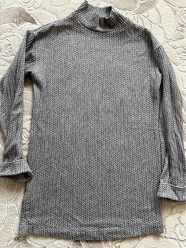 Mango Oversize triko elbise