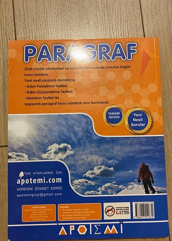 Apotemi Paragraf Konu Anlatımlı Soru Bankası