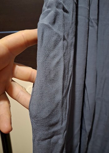 Gri Uzun Kadın kimono - Görsel 2